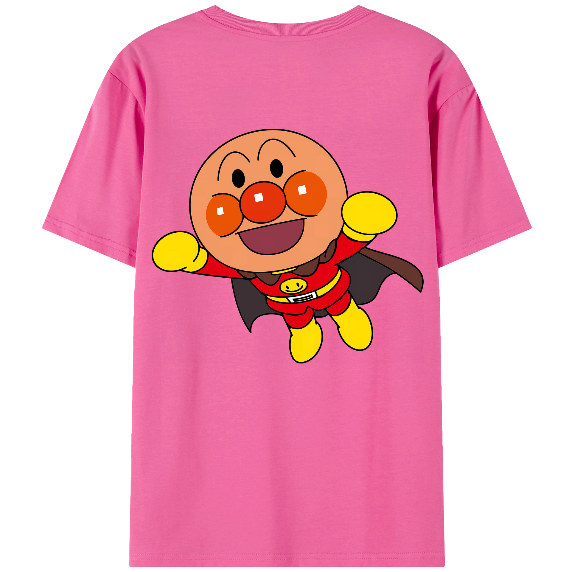 （画像用） アンパンマン Anpanman レディース半袖Tシャツ(バックプリント)